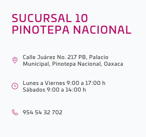 dirección sucursal puerto pinotepa