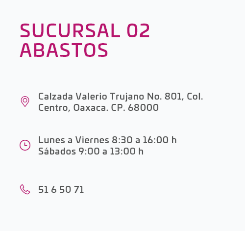 dirección sucursal abastos