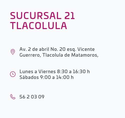dirección sucursal tlacolula